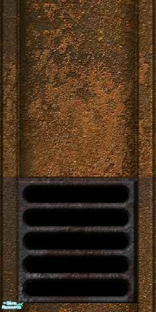 Sims 2 — Sci-fi Wall Set 4 - Wall 1 Grate by stephanie_b. — 