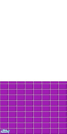 Sims 2 — Purple Tile (4 pack) - Individual Item by becboobear — Recolor of tile floor and two tile walls that came with