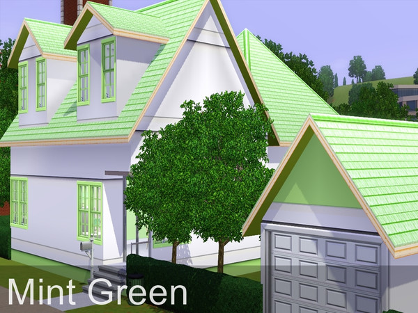 Sims 3 — Lime Green by GraceySims2 — Lime Green is a cute, brightly coloured house for your Sims, suitable for up to 4