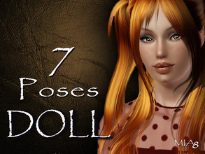 Sims 3 — 7 Poses Doll by Mia8 by mia84 — 7 Poses Doll by Mia8 Poses with the playlist. 