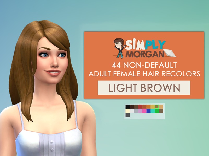 sims 4 cc hair blonde streaks