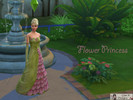 Sims 4 — Flower Princess by lisakdesigns — A beautiful floral and glitter gown - fit for a princess! Your lady will be