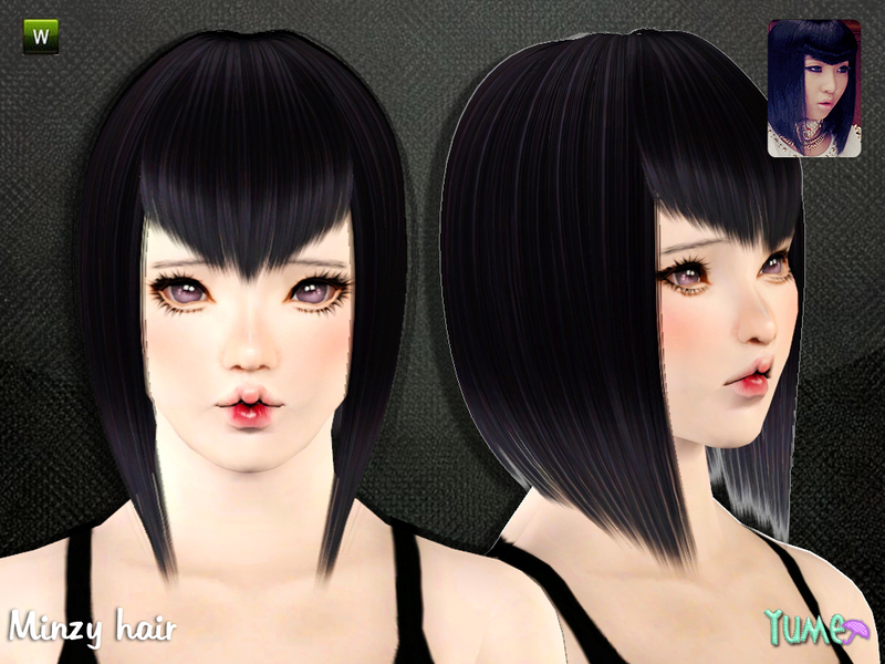 The Sims Resource - Yume - Yuno hair