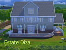 Sims 4 — Estate Diza by ediisa012 — This is a two story house with plenty of space for a family. On the first floor there