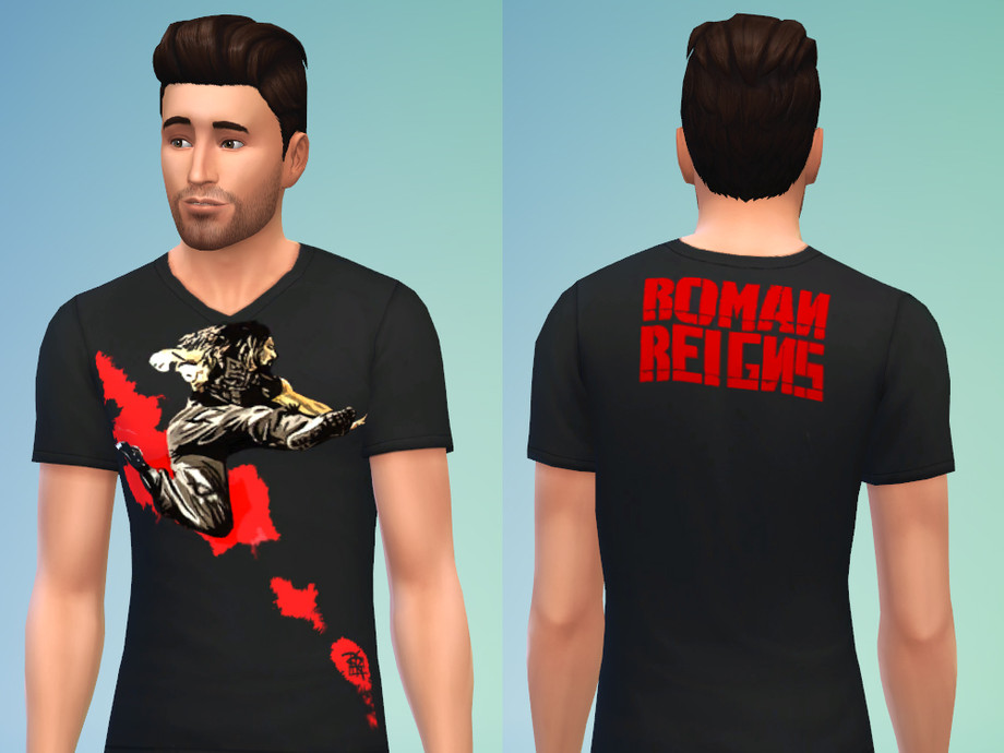 The Sims Resource - WWE Roman Reigns Shirt