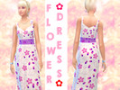 Sims 4 — Flower Dress by otakutwins — Your Sims will look lovely in this wonderful Flower Dress!!!!!! Available for all
