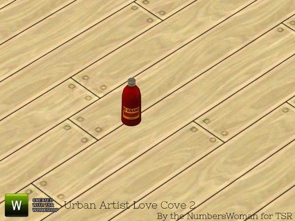 Sims 3 — Urban Loft Artist Cove 2 Bottle Thin by TheNumbersWoman — True Urban second hand loft style.The NumbersWoman at