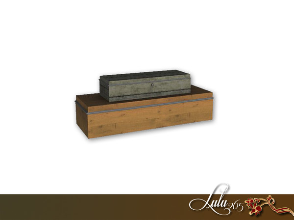 Sims 3 — Savanna Living Decor Boxes by Lulu265 — Part of the Savanna Living Set Fully CAStable