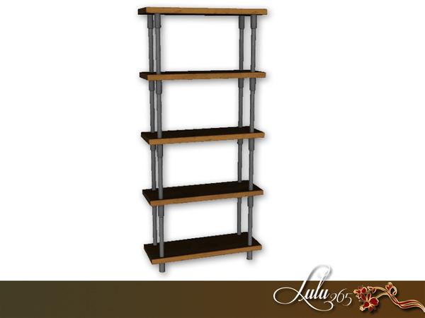 Sims 3 — Savanna Living Shelving by Lulu265 — Part of the Savanna Living Set Fully CAStable