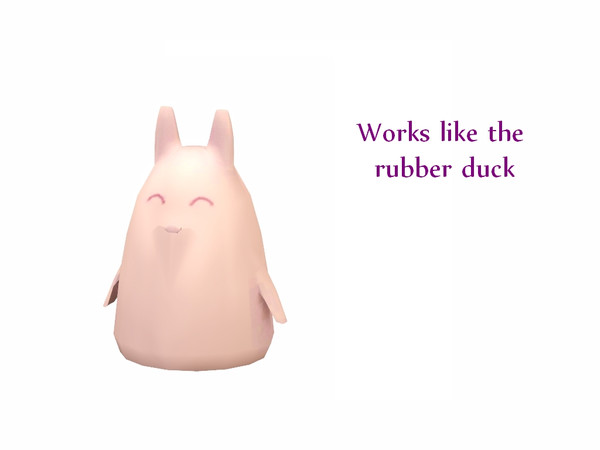 Sims 3 — Porcelain Bathing Toy by Flovv — If you are bored with the old and common rubber ducky, let's play with this