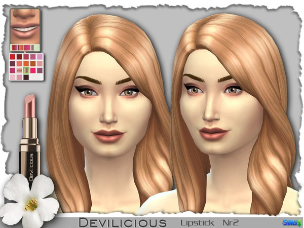 Sims 4 — Devilicious Lipstick Nr02 by Devilicious — Lipstick from a new brand....Devilicious ;) For natural lips....
