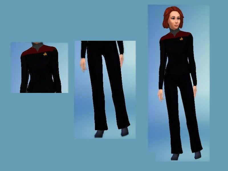 Cocobuzz S Star Trek Voyager Command Uniform Set