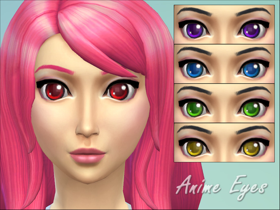 The Sims Resource - Anime Eyes