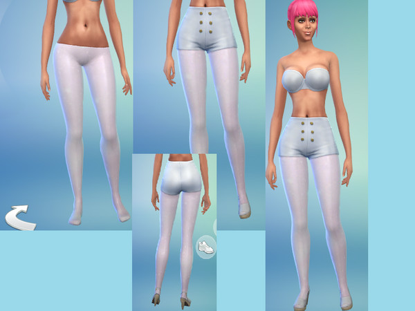 Sims 4 — Light Pastel Galaxy Leggings non-default by CuppySyrup — These are non-default, recolored , bright pastel galaxy