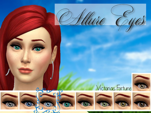 Sims 4 — Allure Eyes - Light Blue by fortunecookie1 — Want your sims to be alluring? Then these are the eyes for you.