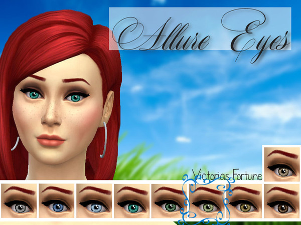 Sims 4 — Allure Eyes - Light Green by fortunecookie1 — Want your sims to be alluring? Then these are the eyes for you.