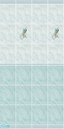 Sims 2 — Frost - wall by Mekhi — Tiled wall matching my Frost floor, enjoy!