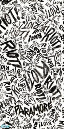 Sims 2 — Paramore Riot Wallpaper by cjsemp — As seen in the music video \"Misery Business\"!!! Caption: To