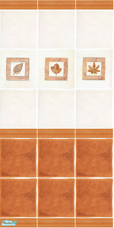 Sims 2 — Autumn tiles - wall by Mekhi — An elegant brown tiled wall for your kitchen and bathroom. Enjoy!