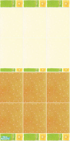 Sims 2 — Sunny Spring tiles - wall by Mekhi — A lovely tiled wall for your kitchen and bathroom. Enjoy! 
