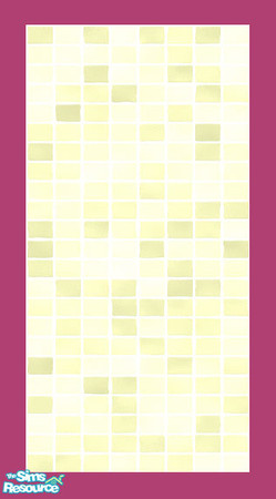 Sims 2 — MDP Pastel Yellow Wall Tile v2 by MelandStv — There are 6 colourful walls in this set. hey are part of my Pastel