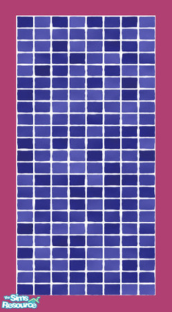 Sims 2 — MDP Navy Wall Tile v2 by MelandStv — There are 10 colourful walls in this set. They are part of my Colour Pack