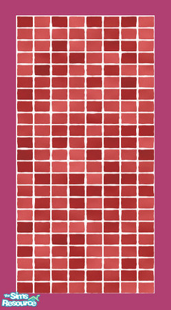Sims 2 — MDP Crimson Wall Tile v2 by MelandStv — There are 10 colourful walls in this set. They are part of my Colour