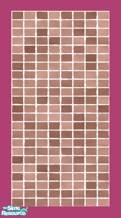 Sims 2 — MDP Chocolate Wall Tile v2 by MelandStv — There are 10 colourful walls in this set. They are part of my Colour
