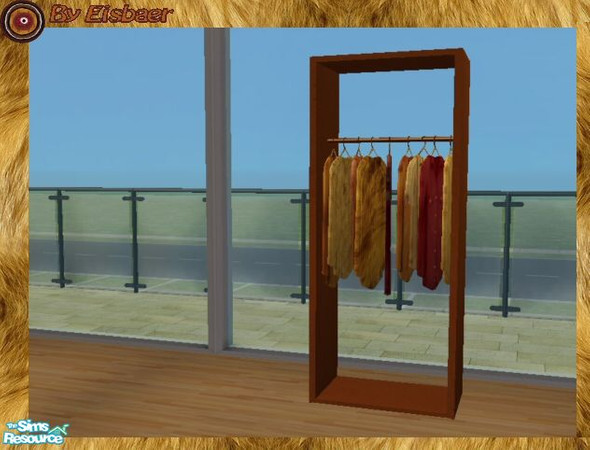 Sims 2 — Bonzo Trend Shop TC48 - Clothing Rack by Eisbaerbonzo — Tredy clothingrack with clothes in the colours of the