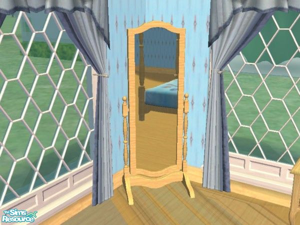 Sims 2 — TC 50 Sweet Periwinkle - Mirror by EarthGoddess54 — Part of the Sweet Periwinkle bedroom set. Made for Texture