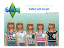 Sims 4 — 5 T-shirt with Pockets by Howlysim — 5 Recolors t-shirt with pockets.