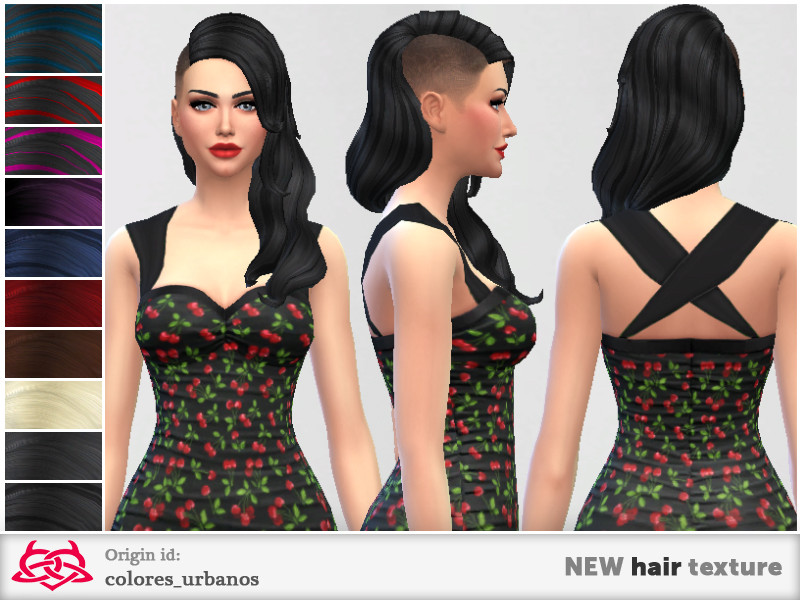 The Sims Resource - New Hair Textures 02