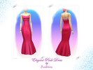 Sims 4 — Elegant Pink Dress by Zombiena — Recolor Version of the Elegant Dress. The color matches perfectly with the pink