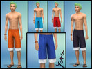 Sims 4 — Shorts like Monkey D. by YoYoru2 — This is my first try to recolor a Sims 4 Object. Inspired by OP. ~5 Colors