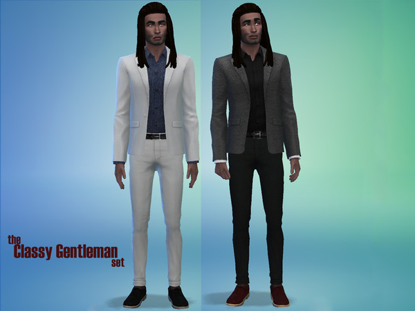 The Sims Resource - The Classy Gentleman Set