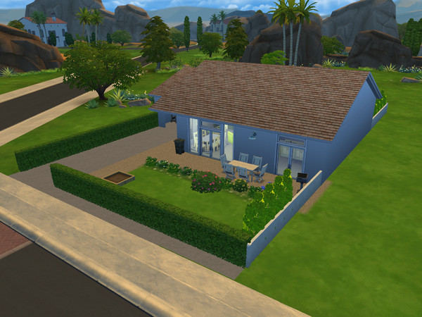 Sims 4 — The Simplistic by TomTho9742 — Nice house with 3 bedrooms, a bathroom and a separate toilet. It has a nice room