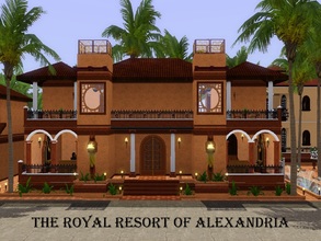 Sims 3 — The Royal Resort of Alexandria by JCIssette — The sunny beach area has long been a place for relaxation and