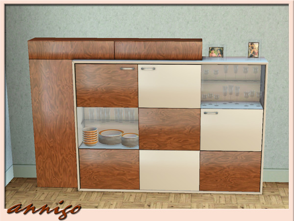 Sims 3 — Highboard left Dining Room "Alika" by annigo — created by annigo@TSR