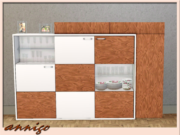 Sims 3 — Highboard right Dining Room "Alika" by annigo — created by annigo@TSR