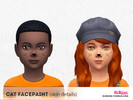 Sims 4 — [ELR SIMS] Cat Facepaint for Kids (Skin Detail) by elrsims — Let's begin the Halloween season with this cute cat