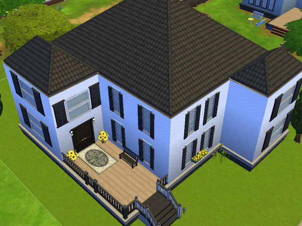 Sims 4 — Daisy Manor Home by kimmy082 — Beautiful two story 3 bedroom 1 bathroom home; very spacious, fully furnished;