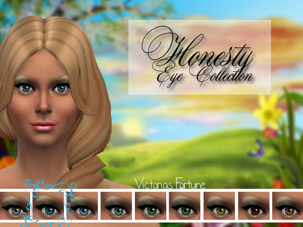 Sims 4 — Blue by fortunecookie1 — Want your sim to show just how honest they are? These are simply clear, colorful, and
