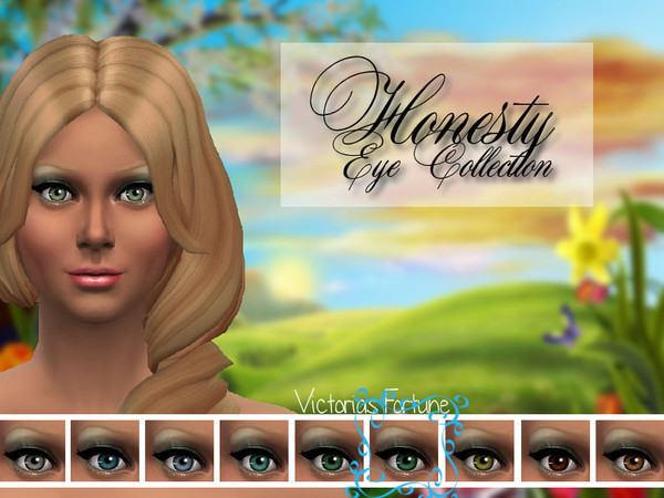 Sims 4 — Light Green by fortunecookie1 — Want your sim to show just how honest they are? These are simply clear,