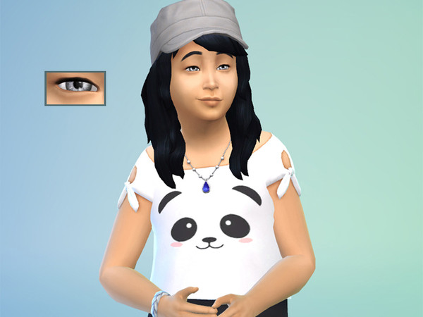 Sims 4 — Silver Eyes (Non Default) by PookaaNeko2 — A set of silver eyes for your sims. Clear with nice reflection. Any