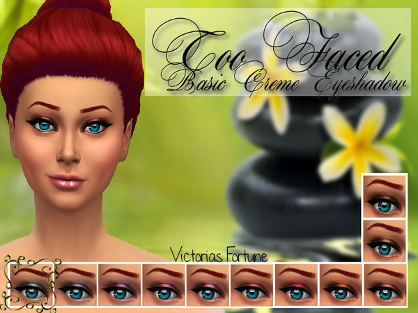 Sims 4 — Aqua by fortunecookie1 — Do your sims love creamy colors and vibrant eye shadow shades that give them a unique