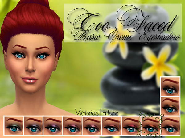Sims 4 — Copper by fortunecookie1 — Do your sims love creamy colors and vibrant eye shadow shades that give them a unique