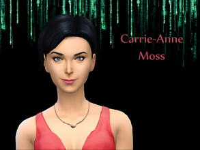 Sims 4 — Carrie-Anne Moss by Flovv — The popular and gorgeous actress Carrie-Anne Moss. 