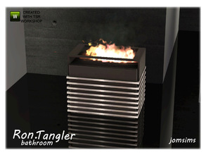 Sims 3 — Ron Tangler fireplace by jomsims — Ron Tangler fireplace