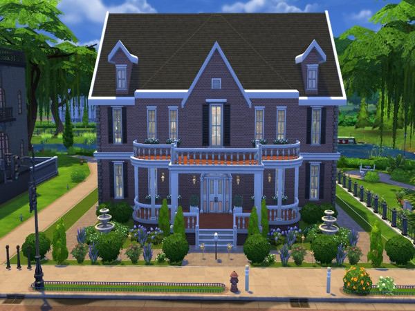Sims 4 — The New Haven Manor by Dreamestate123 — The New Haven Manor Is Elegant In Every Which Way You Look At It With