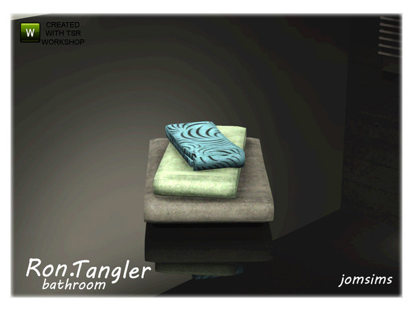 Sims 3 — Ron Tangler towels for sink deco by jomsims — Ron Tangler towels for sink deco